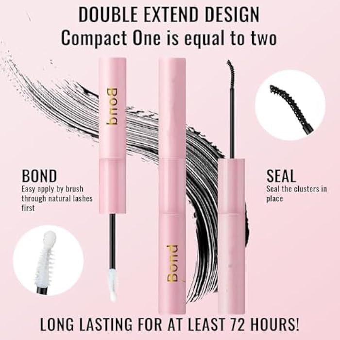 Lash Bond and Seal, Lash Glue, Lash Extension Glue, Bond and Seal Lash Glue, Eyelash Glue Strong Hold & Latex Free, Cluster Lash Glue Long Retention 72+ Hours Waterproof - Image 3